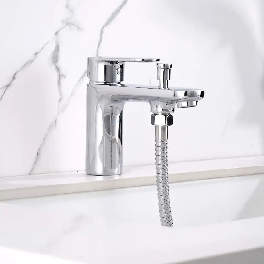 Смеситель на борт ванны Aquatek Ника AQ1844CR, Хром фото 8