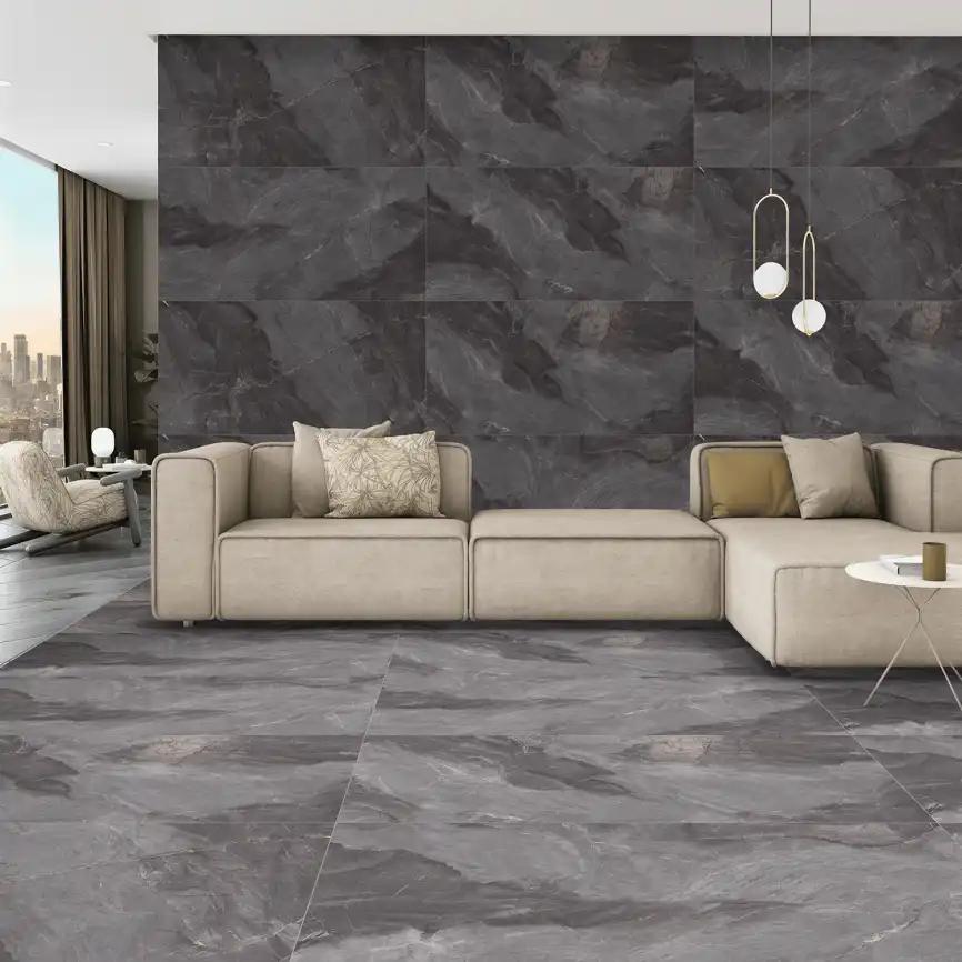 Керамогранит AZARIO DORATO CHARCOL 60х120 Carving (F4110821132C) фото 7