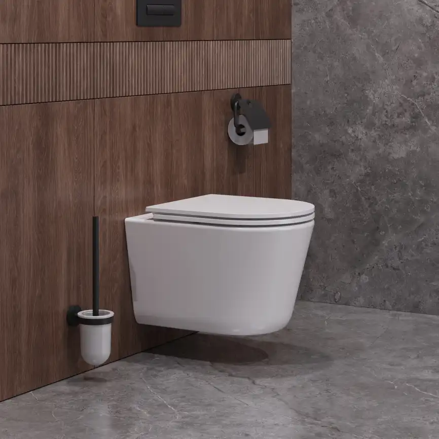 Подвесной унитаз CEZARES LINER CZR-38083-49-TH-TOR/SC, со смывом TORNADO, с сиденьем микролифт фото 13