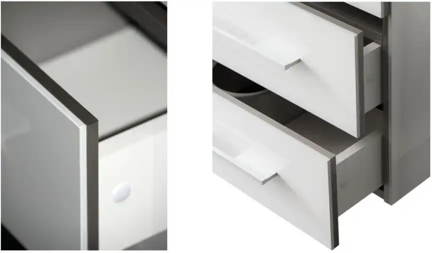 Тумба под раковину Aquanet Верона 100 белый (напольная 1 ящик 2 дверцы) 182710 фото 6