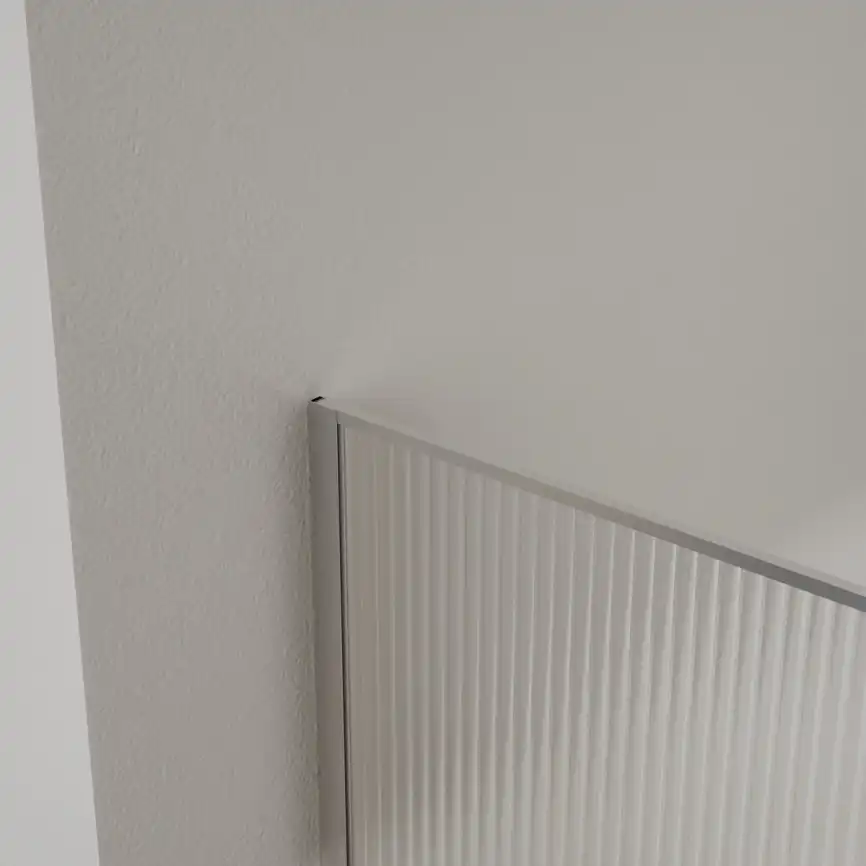 Душевая перегородка Azario Walk-in 90 AZ-271-90-BGL-CRF стекло 8 мм рифленое, профиль Золото матовое фото 6