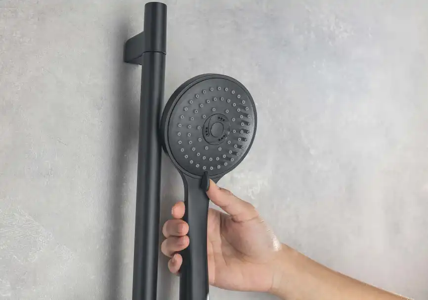 Душевой гарнитур Aquatek ВЕГА AQ2011MB, Черный матовый фото 10