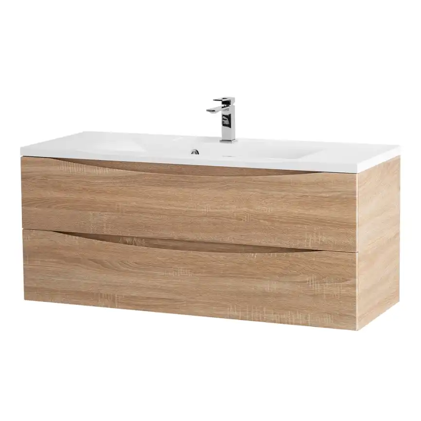 Тумба под раковину BelBagno MARINO-1200-2C-SO-WO-P подвесная Rovere Bianco фото 3