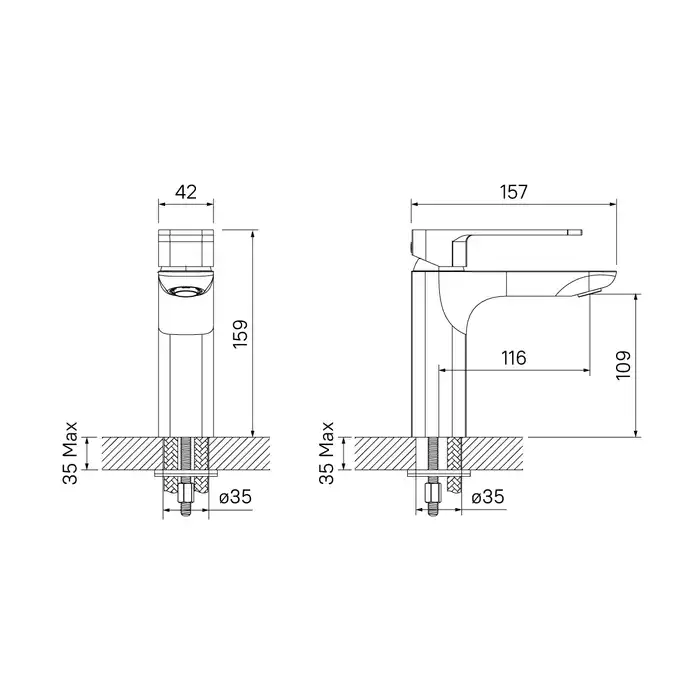 Смеситель для раковины IDDIS Slide SLISB00i01  цвет, Глянцевый хром фото 9