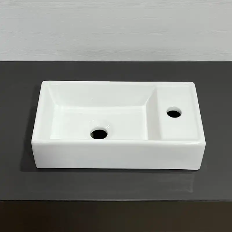 Тумба с умывальником Comforty Асти 40 Бетон светлый, 00-00013669 фото 3