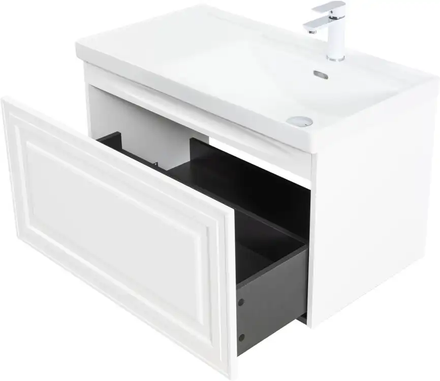 Тумба под раковину Aquanet Агата 90 белый сатин, 345482 фото 5