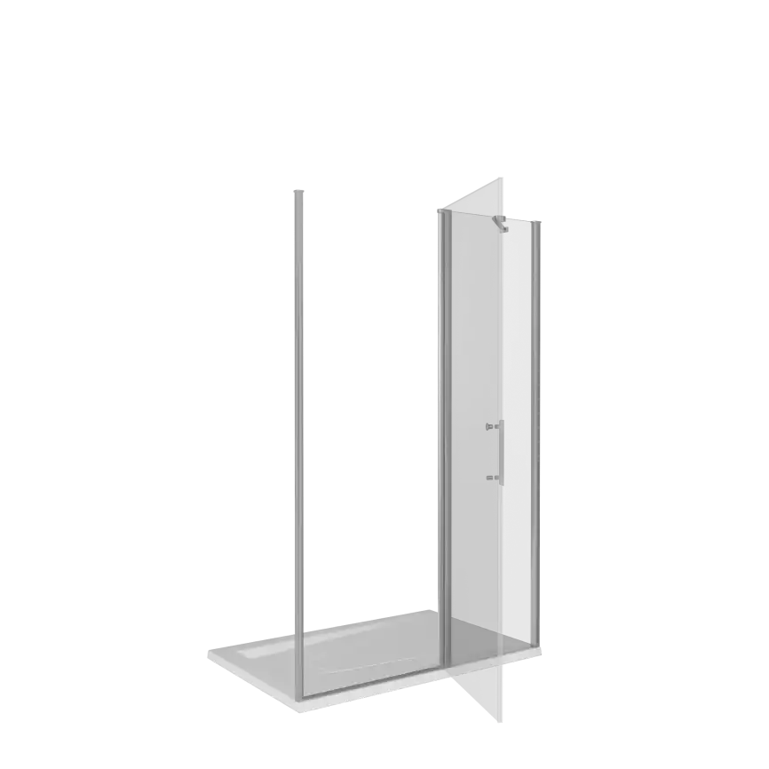 Душевая дверь Good Door Mokka WTW-120-C-WE, МК00006, профиль Белый, стекло Прозрачное фото 3