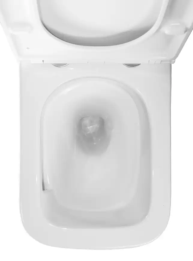 Унитаз напольный Azario  Joy AZ-2168-UQ3 безободковый, смыв Торнадо, с бачком и сидением микролифт, Белый глянцевый фото 8