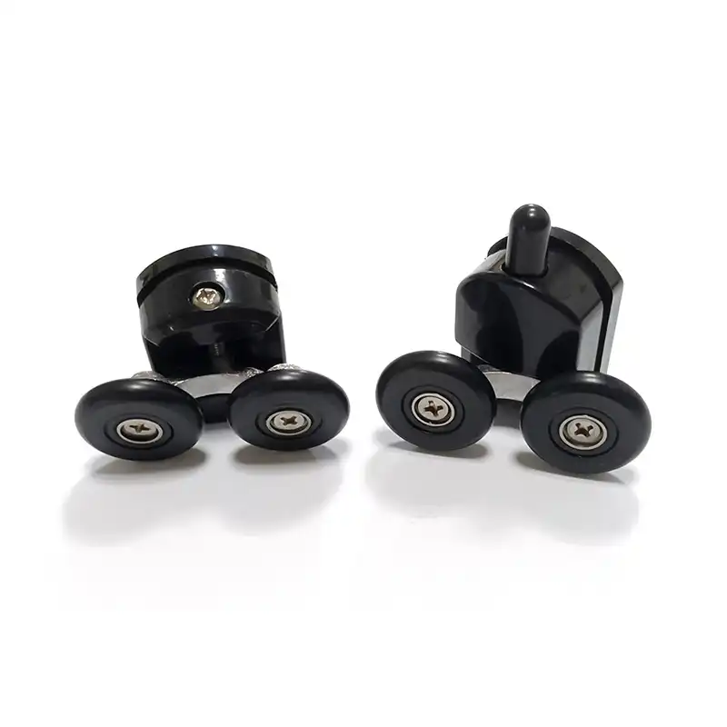 Душевой уголок ABBER Schwarzer Diamant 110х75 см, AG30110BH-S75B-S75B, профиль черный, стекло прозрачное фото 3