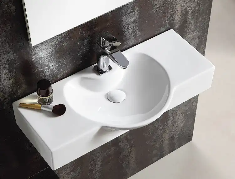 Умывальник CeramaLux STR4282B 805х340х120 Подвесная цвет Белый фото 1