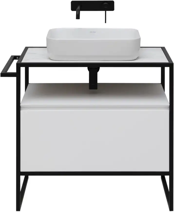Тумба под раковину Allen Brau Priority 80 1.31002.WM белый матовый фото 6