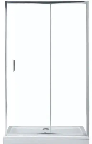Душевая дверь Aquanet  120 см, SD-1200A, профиль Хром, стекло Прозрачное фото 1