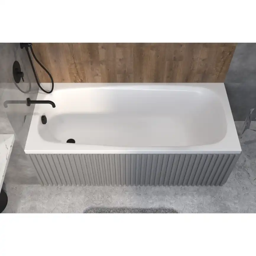 Акриловая ванна Whitecross LAYLA 180х80 0102.180080.100 прямоугольная, Белая фото 3