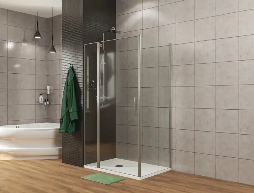 Душевой уголок Allen Brau Priority 120x90 3.31007.00 + 3.31016.00 хром фото 5