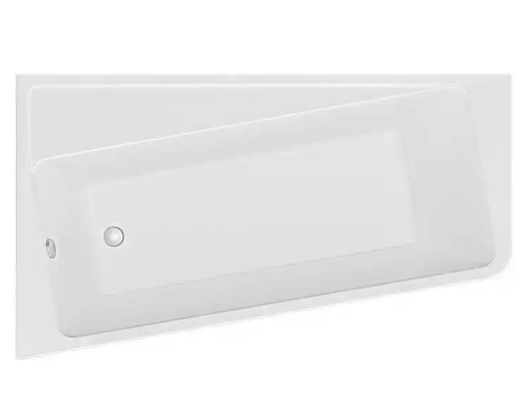 Акриловая ванна Marka One DIRECT 170х100 01дир1710л левая, Белая фото 1