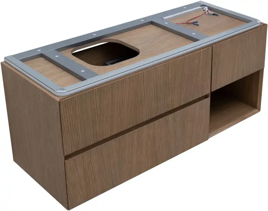 Тумба под раковину Allen Brau Infinity 120 1.21005.NO L дуб фото 10