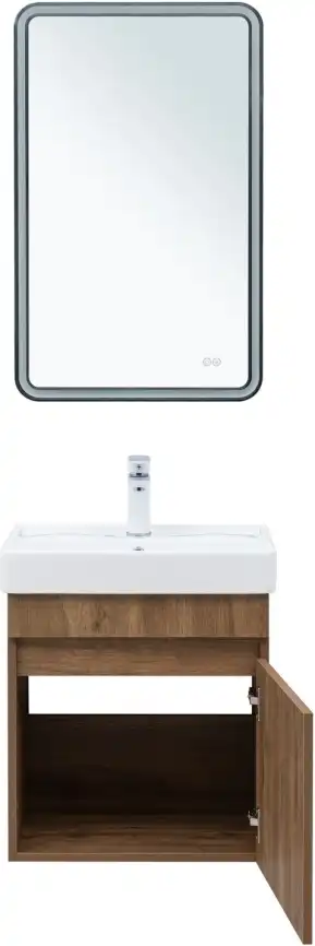 Тумба под раковину Aquanet Оптима 50 дуб рустикальный , 344794 фото 5