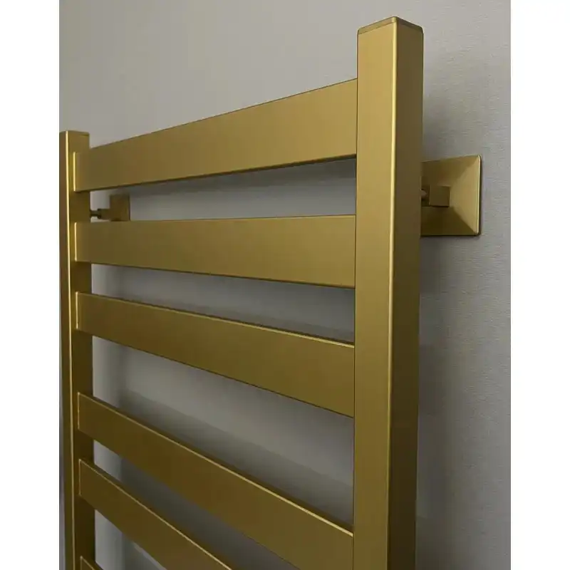 Полотенцесушитель электрический 50x80 AVS Соул с терморегулятором, золото матовое фото 3