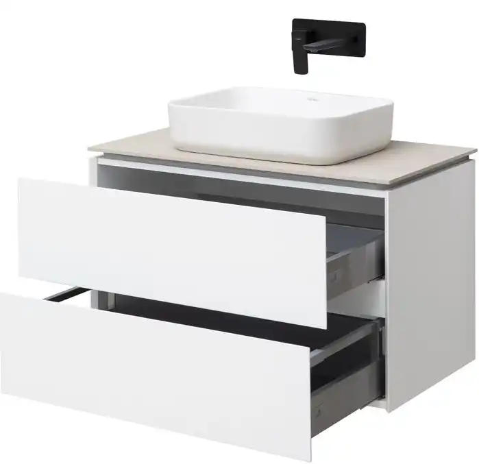 Тумба под раковину Allen Brau Infinity 85 1.21001.WM белый матовый фото 16