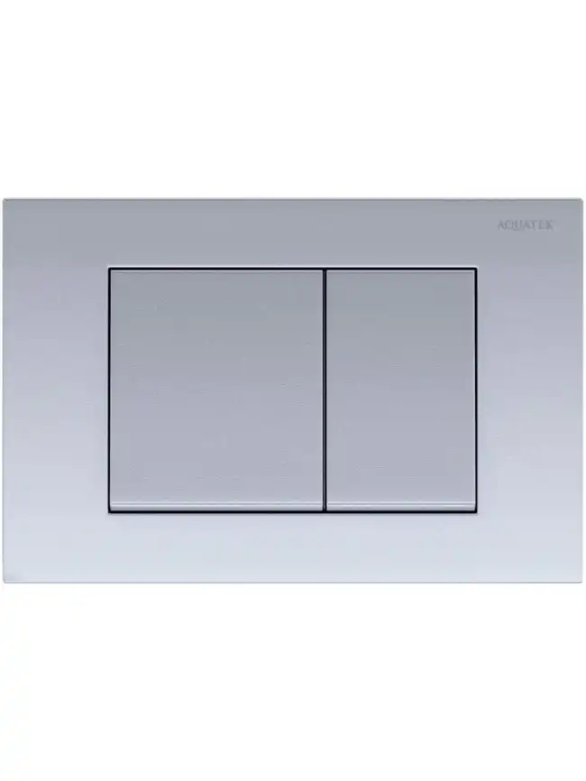 Кнопка смыва Aquatek PNS-0000003, Хром матовый фото 1