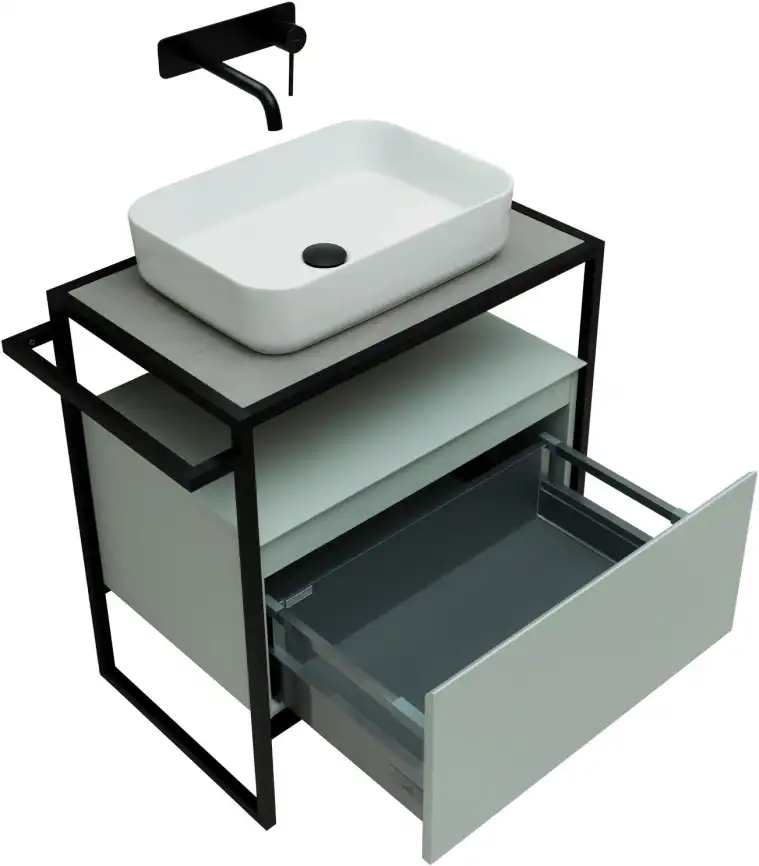 Тумба под раковину Allen Brau Priority 70 1.31001.PWM папирус матовый фото 9