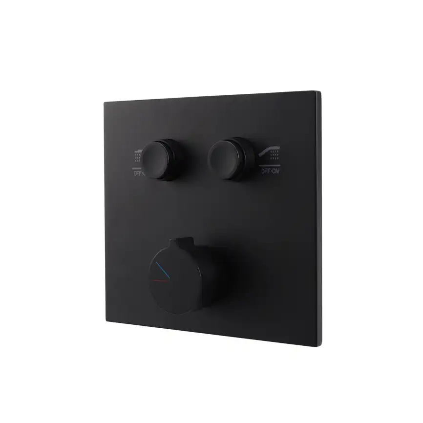 Смеситель для душа Vincea VSCV-421MB встраиваемый  двухфункциональный, черный фото 1