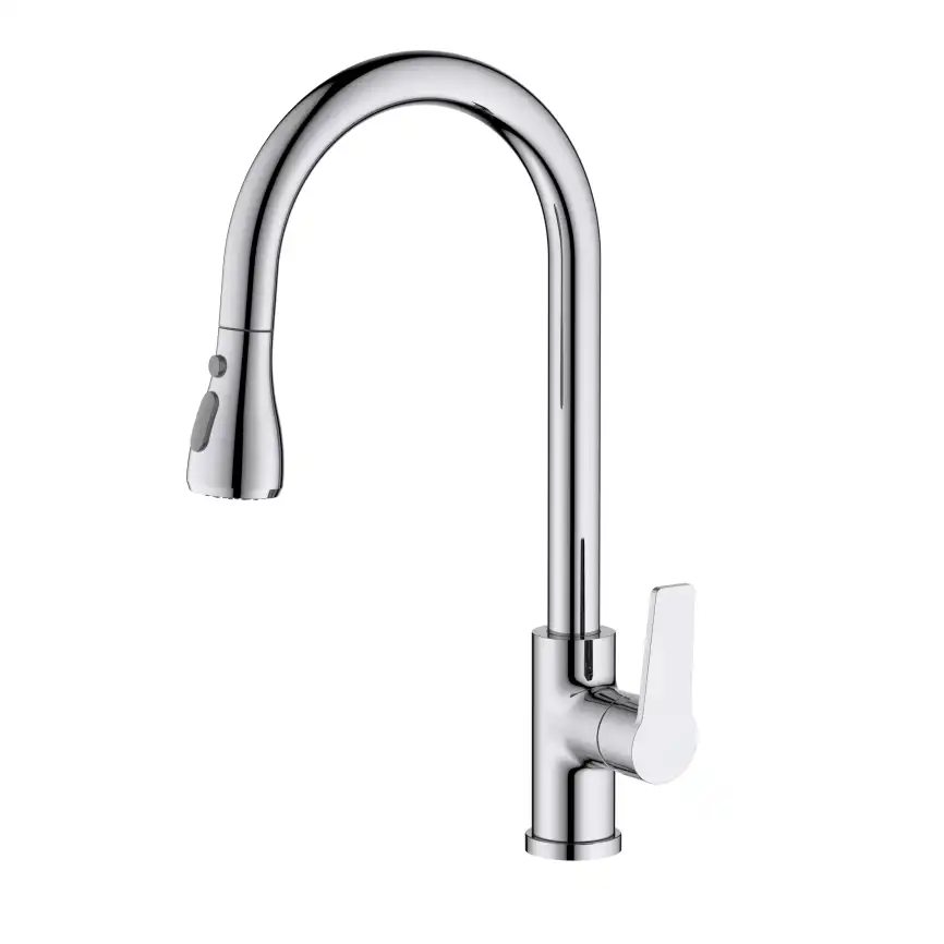 Смеситель для кухни Aquatek Лугано AQ1784CR, Хром фото 1