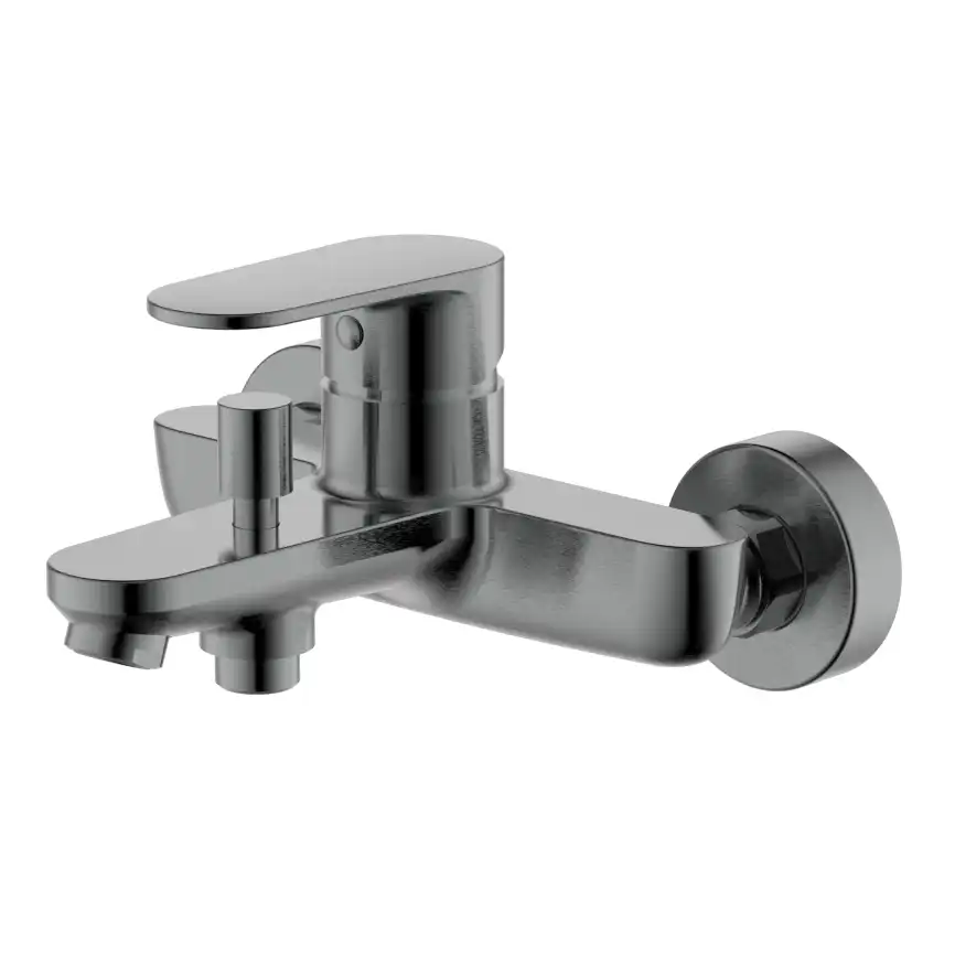 Смеситель для ванны Aquatek Ника AQ1840BGM, Оружейная сталь фото 1