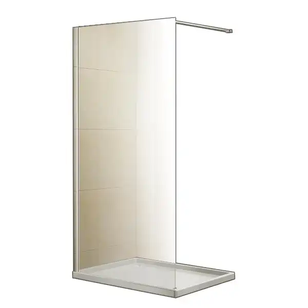 Душевая перегородка Aquanet Cinetic 80 см, AE12-F-80H190U-CT, профиль Хром, стекло Прозрачное фото 3