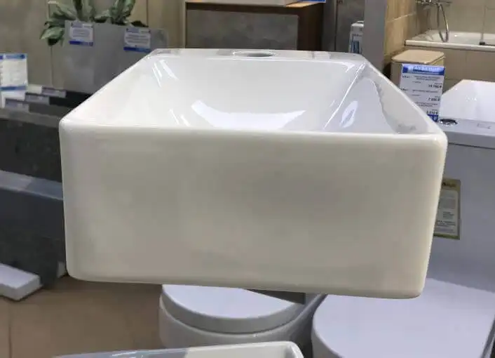 Рукомойник AVS Лина 38х22 L, белая фото 5