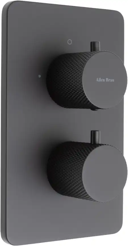 Смеситель для ванны Allen Brau Priority 5.3U123-31 (с внутренней частью, 3 выхода) черный матовый фото 5