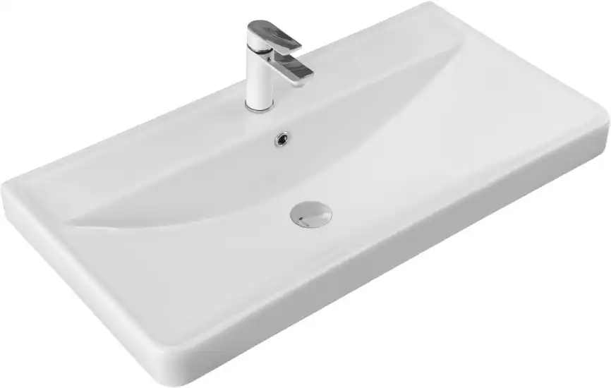 Раковина Aquanet Ирис 90 белая, 323883 фото 8