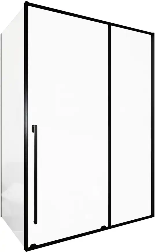 Душевой уголок Allen Brau Fantasy 150x80 3.11009.31 + 3.11012.31 черный матовый фото 2