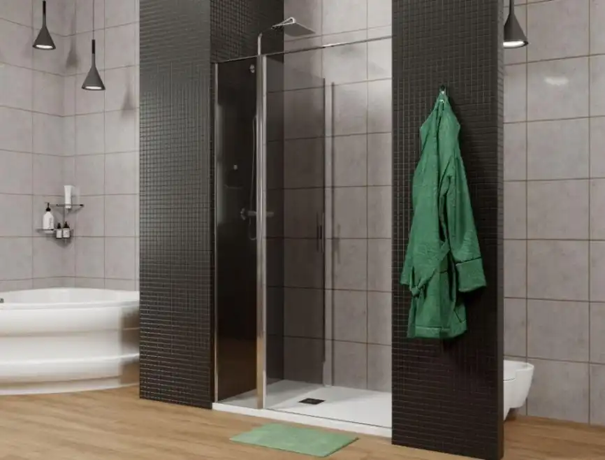 Душевая дверь Allen Brau Priority 100 3.31004.00G хром фото 1