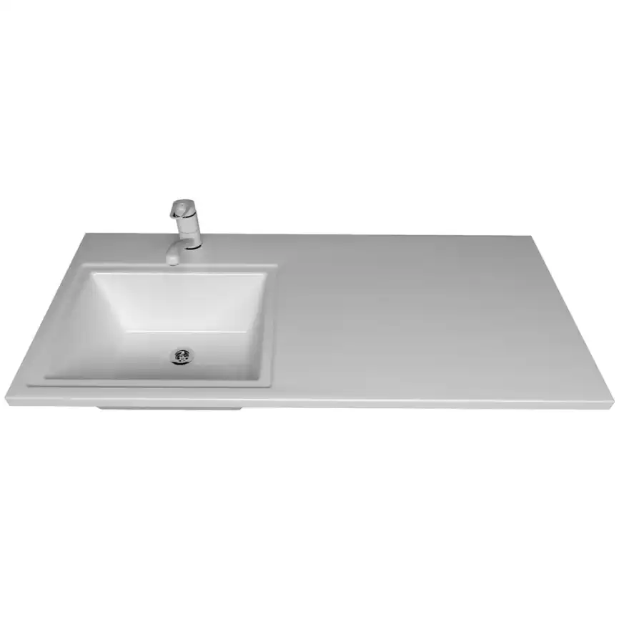 Раковина Marko Марсал 130 L левая, белая фото 1