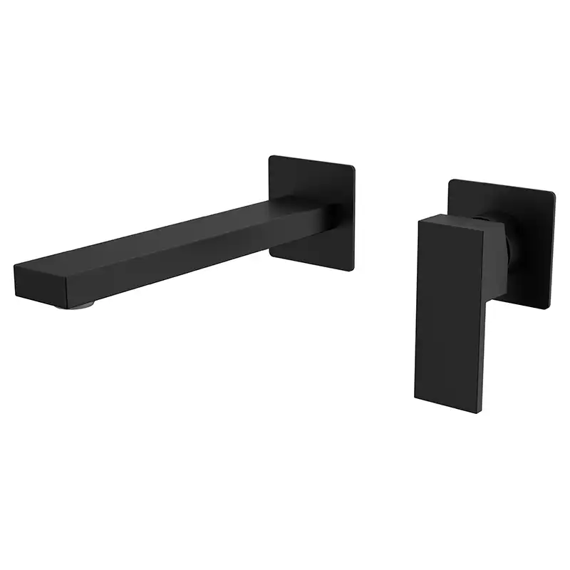 Смеситель для раковины AVS Cube 811-202-MB встраиваемый, с внутренней частью, черный матовый фото 4