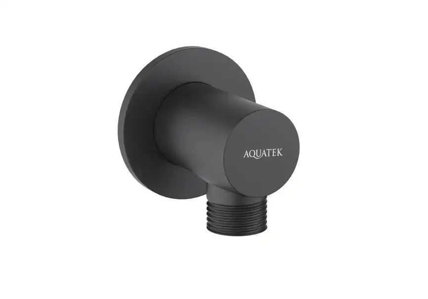 Шланговое подключение Aquatek  AQ2456MB, Черный матовый фото 4