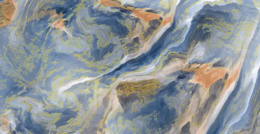 Керамогранит AZARIO CARLIN AQUA GOLD 60x120 Carving (H18004001G) фото 1