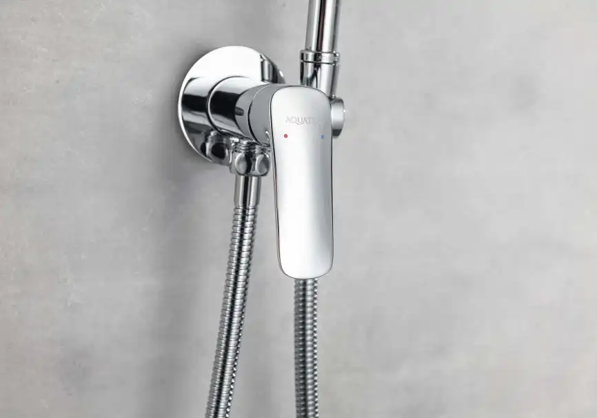 Смеситель с гигиеническим душем Aquatek Вега AQ1019CR, Хром фото 11