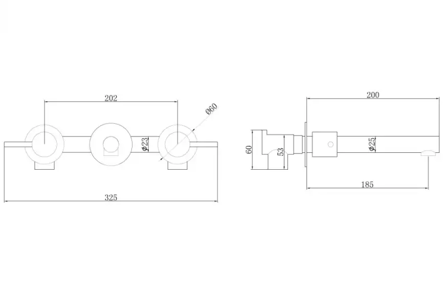 Смеситель для раковины Abber Emotion AF88121B встраиваемый, с внутренней частью, Черный матовый фото 3