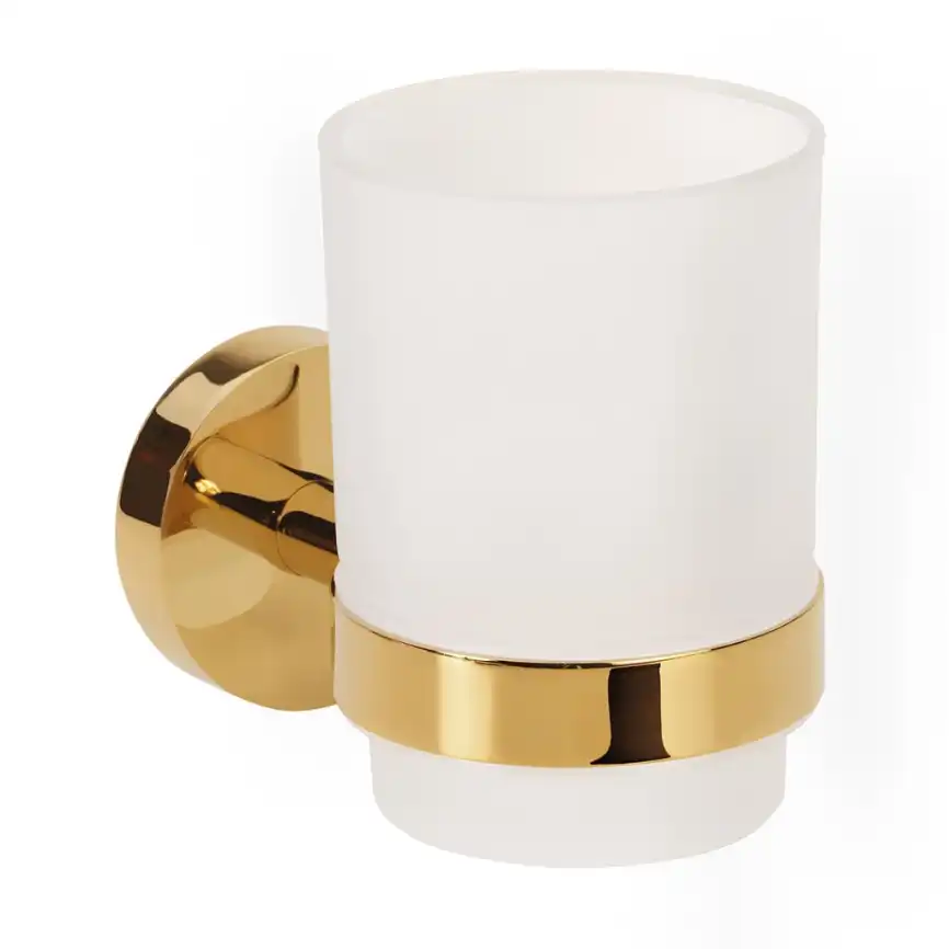 Стакан для зубных щеток Bemeta Brilo Золото глянцевое  161110012 фото 1