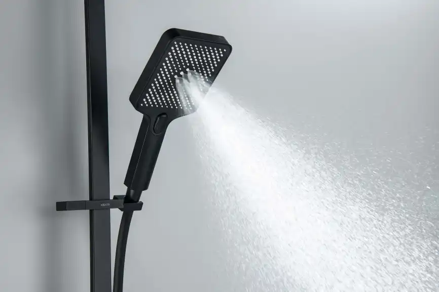 Душевой гарнитур Aquatek ЛИБРА AQ2019MB, Черный матовый фото 11