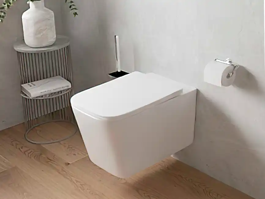 Подвесной унитаз Aquatek Либра NEW AQ0530N-00 безободковый, с сиденьем микролифт, Белый фото 8