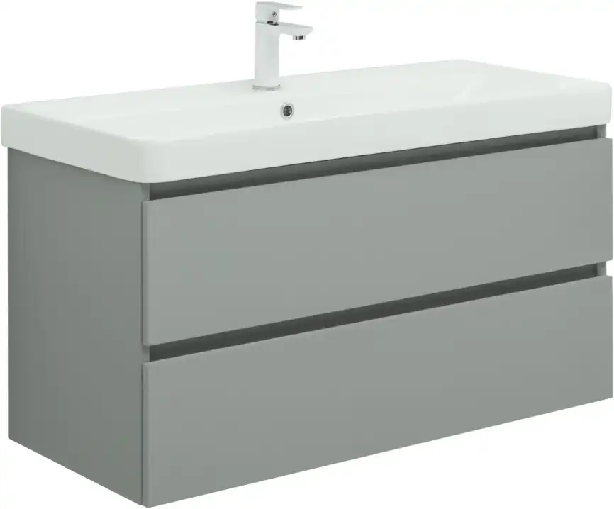 Тумба под раковину Aquanet Вега 2.0 100 мисти грин, подвесная, 337957 фото 1