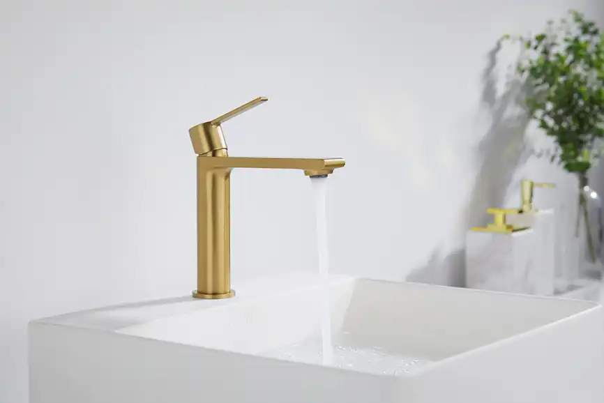 Смесители для раковины AVS Elegant 811-400-BG, брашированное золото фото 8