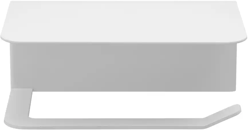 Держатель туалетной бумаги Aquanet Магнум белый матовый, 336612 фото 4