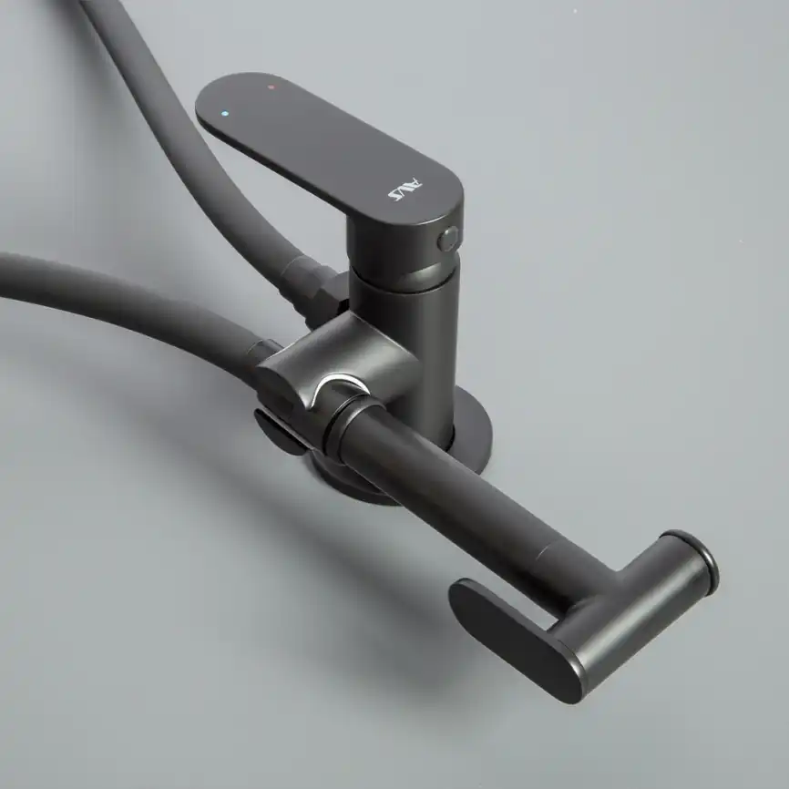 Гигиенический душ со смесителем AVS Beauty черный матовый, 811-531-MB фото 6