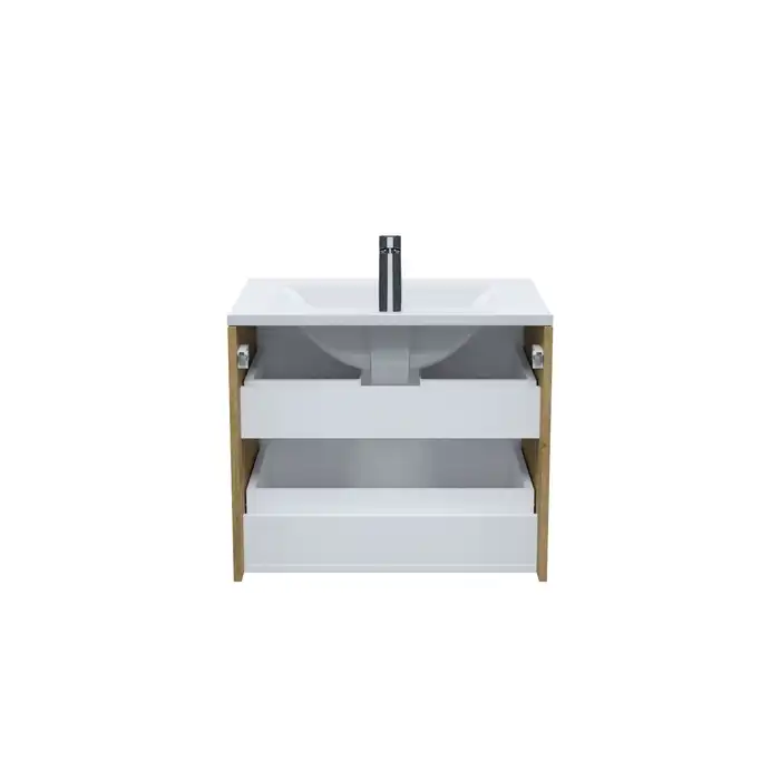 Тумба с раковиной IDDIS Bild 60, подвесная, Дуб светлый, BIL60V0i95K фото 14