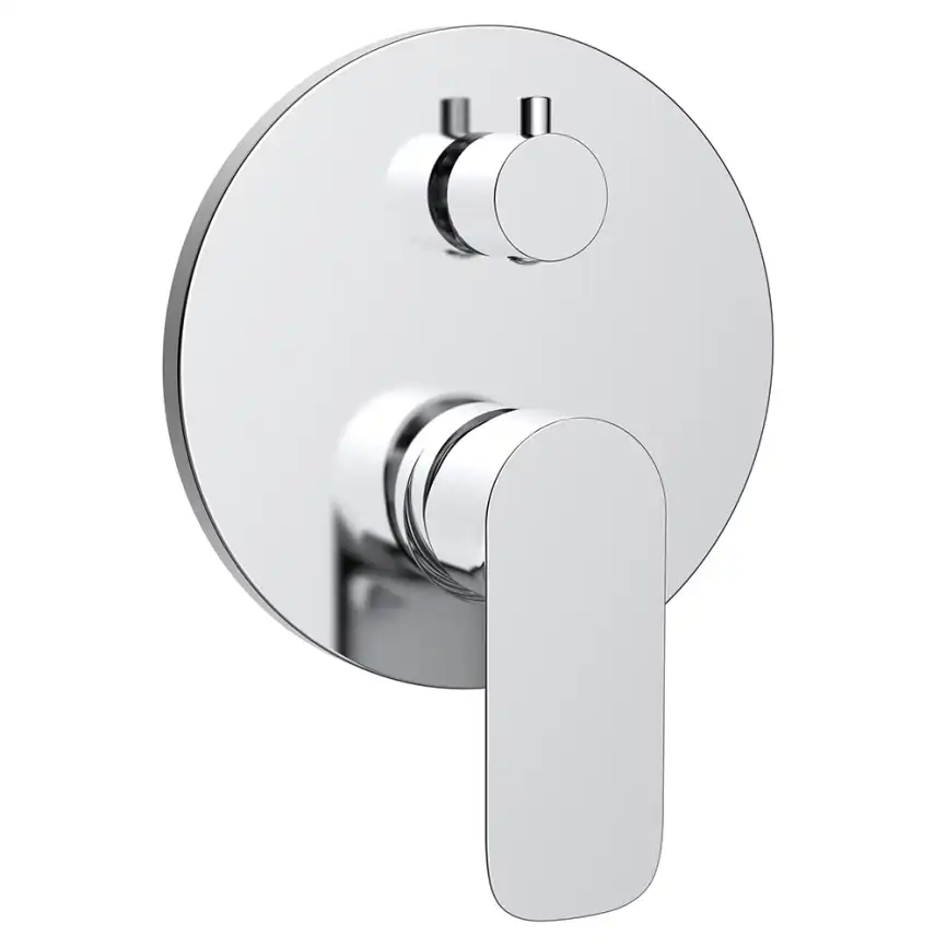 Смеситель для ванны AVS Basic 811-704-CR встраиваемый, с внутренней частью, хром фото 1