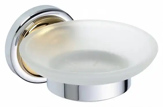 Мыльница стеклянная 11 см BEMETA RETRO золото 144208028 фото 1